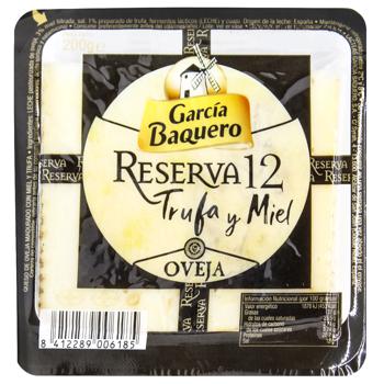 Garcia Baquero Reserva Sheep Milk Cheese with Truffle and Honey 12months 200g - buy, prices for COSMOS - photo 1