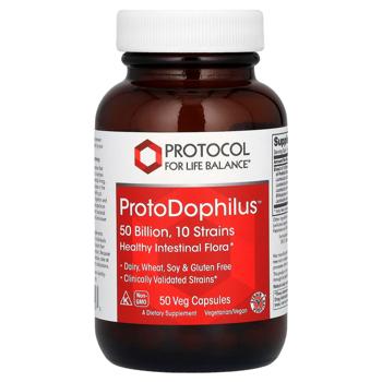 Protocol for Life Balance ProtoDophilus Probiotic 50 Billion CFU 10 Strains 50 capsules - buy, prices for Biotus - photo 1