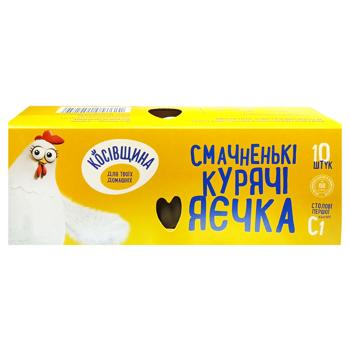 Яйця курячі Косівщина С1 10шт - купити, ціни на Чудо Маркет - фото 1