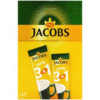 Напій кавовий Jacobs Latte 3в1 13г*24шт - купити, ціни на Auchan - фото 2