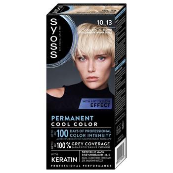 Syoss 10-13 Cool Arctic Blonde Cream Hair Dye 115ml