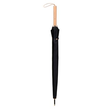 Krago 16 spokes Cane Umbrella with Wooden Handle Black - buy, prices for - photo 1