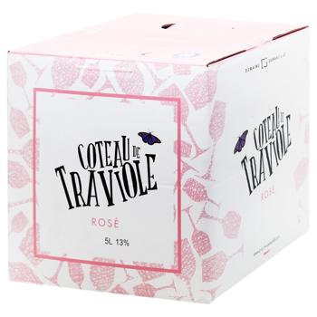 Domaine Garancille Rose Coteau de Traviole Dry Red Wine 13% 5l - buy, prices for MegaMarket - photo 1