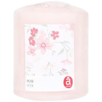 Actuel Rose Candle 7*8cm - buy, prices for Auchan - photo 1