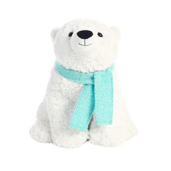 Aurora Polar Bear With Scarf Soft Toy 25cm - buy, prices for MegaMarket - photo 1