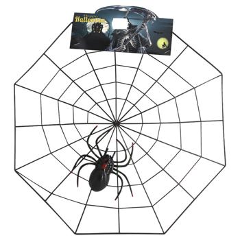 Black Web with Spider 35cm