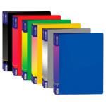 Economix A4 Plastic Folder with 2 Rings in assortment