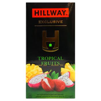 Чай черный Hillway Exclusive Tropical Fruits 1,5г*25шт - купить, цены на МегаМаркет - фото 2