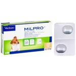 Таблетки для цуценят Virbac Milpro від 0,5 до 10 кг 2,5мг/25мг, 1 шт