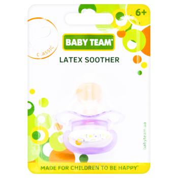 Baby Team Latex Classic Soother 6 months+ - buy, prices for METRO - photo 3