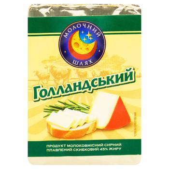 Molochnyi Shliah Hollandskyi Processed Cheese Product 45% 70g - buy, prices for EKO Market - photo 2
