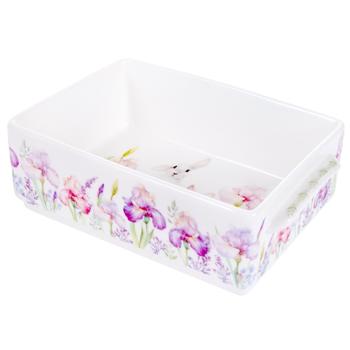 Блюдо для запікання Lefard Кролик в iрисах 20х12х6см - купити, ціни на МегаМаркет - фото 1