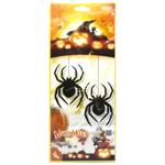 Подвесной декор Паук на Halloween объемный 30см 2шт