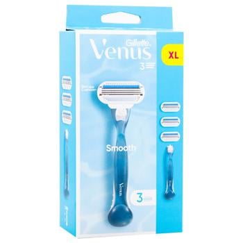 Venus Women's Shaving Razors + 3 Cartridges - buy, prices for Auchan - photo 2