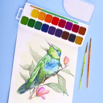 Фарби акварельні Yes Minecraft Медові 18 кольорів - купити, ціни на NOVUS - фото 6