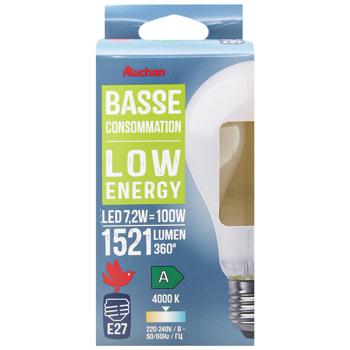 Auchan LED Lamp E27 7.24W 4000K - buy, prices for Auchan - photo 3