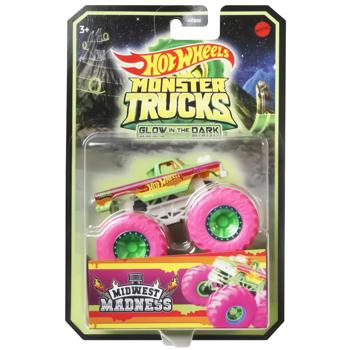 Позашляховик Hot Wheels Monster Trucks Сяючі в темряві в асортименті - купити, ціни на Auchan - фото 2