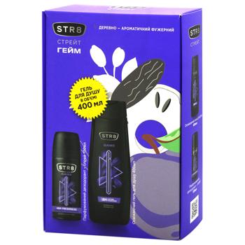 Подарунковий набір STR8 Гейм (дезодорант/гель д/душу) - купити, ціни на МегаМаркет - фото 1