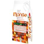 Корм сухий Monge Bwild Grain Free з ягням, картоплею та горохом для собак всіх порід 15кг