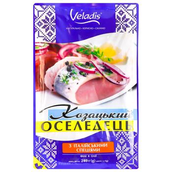 Veladis Herring Fillet in Oil with Italian Spices 240g - buy, prices for COSMOS - photo 1