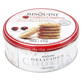 Bisquini Muesli & Cranberry Cookies 150g - buy, prices for ULTRAMARKET - photo 1