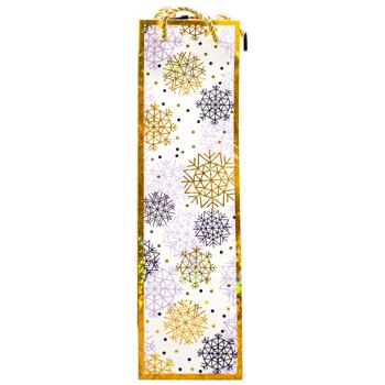 Пакет подарочный Buromax Звезды Wine Bottle бумажный 11х38х11см - купить, цены на - фото 4