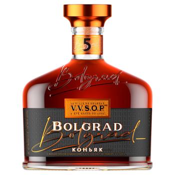 Bolgrad Ukraine Ordinary 5 Years Cognac 40% 0.5l - buy, prices for Ideal - photo 1