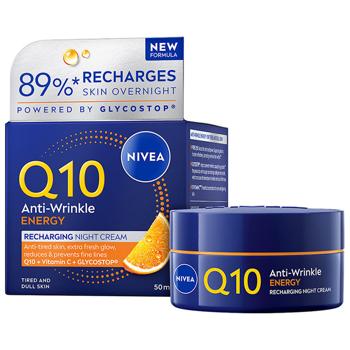 Nivea Q10 Energy Energy-Restoring Night Face Cream 50ml - buy, prices for COSMOS - photo 1