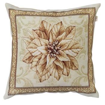 Provans Golden Holiday Flower in Frame Tapestry Pillow 45*45cm - buy, prices for NOVUS - photo 1