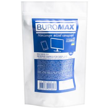 Запасной блок салфеток Buromax Jobmax для экранов и оптики - купить, цены на КОСМОС - фото 1