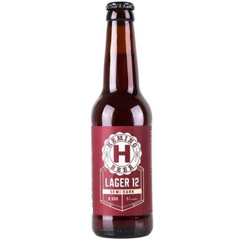 Пиво Heming Lager 12 н/ф напівтемне 0.33 л - купити, ціни на WINETIME - фото 1