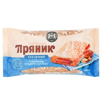 Пряник Кулиничи Львовський с уваренным сгущенным молоком 140г - купить, цены на NOVUS - фото 1