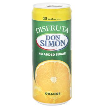 Напій соковий Don Simon Disfruta Апельсин 0,33л - купити, ціни на NOVUS - фото 1
