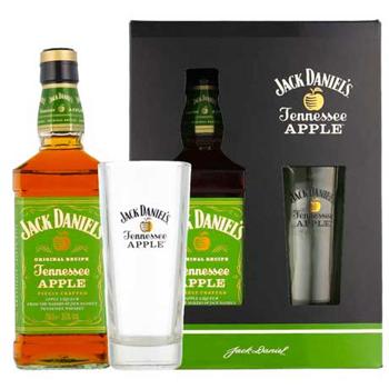 Jack Daniel's Tennessee Apple Liqueur 35% 0.7l and Highball Glass - buy, prices for - photo 2