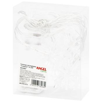 Гірлянда світлодіодна Angel Gifts Сніжинка 2м 10 LED - купити, ціни на За Раз - фото 1
