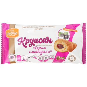 Круасан Рум'янець з начинкою чорна смородина 65г - купити, ціни на Auchan - фото 1