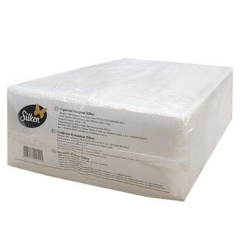 Silken Light White Paper Napkins 240x240mm 500pcs - buy, prices for MegaMarket - photo 1