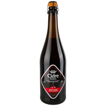 Cidre Royal Apple Cider with Cherries 5% 0.7l - buy, prices for Ideal - photo 1