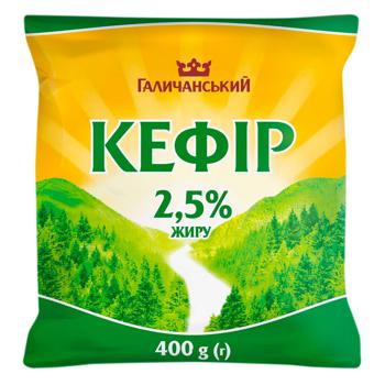 Кефір ГаличанськиЙ 2,5% 400г - купити, ціни на Auchan - фото 1