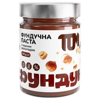 Паста TOM фундучна з чорним шоколадом 300г. с/б - купити, ціни на Grono - фото 1