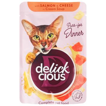 Cat food Delickcious 85g Lithuania - buy, prices for Auchan - photo 1