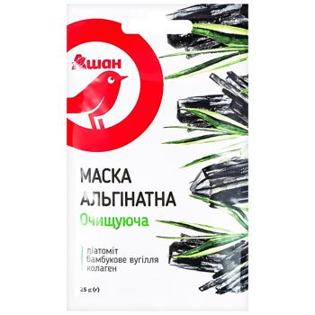 Маска для обличчя Auchan Альгінатна очищуюча 25г - купити, ціни на Auchan - фото 1