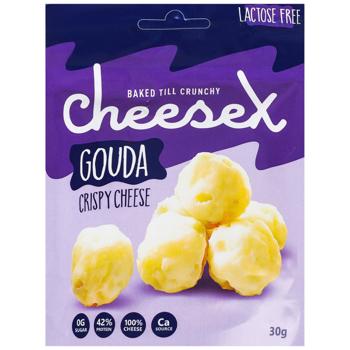 Cheese balls gouda Cheesex cow milk 30g doypack Ukraine - buy, prices for Epicentr FOOD - photo 1