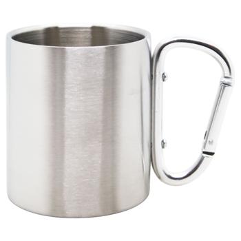 Кружка туристическая Зед с ручкой карабином 220мл - купить, цены на ЕКО Маркет - фото 1