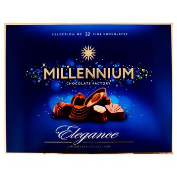 Цукерки Millennium Elegance Асорті в молочному шоколаді 285г - купити, ціни на ULTRAMARKET - фото 1