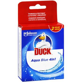 Duck Aqua Blue Toilet Bowl Cleaner 2pcs*40g - buy, prices for - photo 3