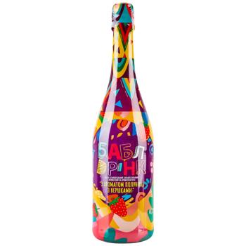 Шампанське дитяче Бабл Дрінк Полуниця з вершками 0,75л - купити, ціни на ULTRAMARKET - фото 1