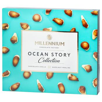 Millenium Ocean Story Chocolate Candies with Walnut Praline 340g