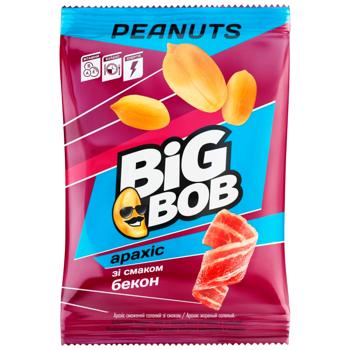 Big Bob Fried Peanuts with Bacon 120g - buy, prices for Ideal - photo 1