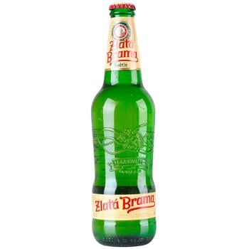 Zlata Brama Light Beer 5% 0.45l - buy, prices for Supermarket "Kharkiv" - photo 1